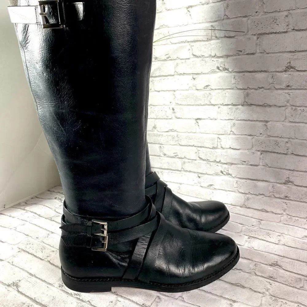 Cole‎ Haan Black Nike air Knee High boots Sz. 8.5B